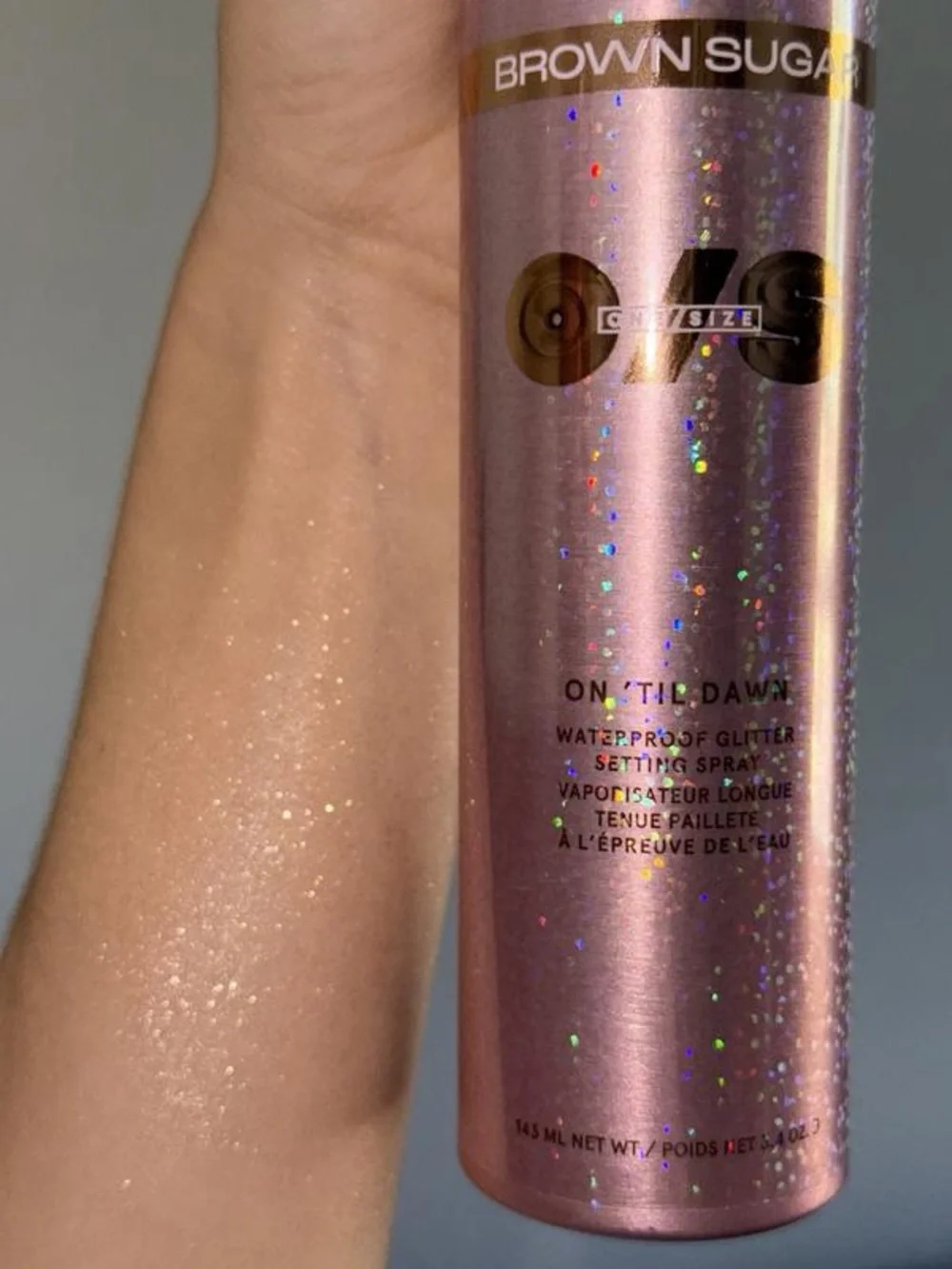 ONE/SIZE On ’Til Dawn Brown Sugar Glitter Setting Spray 3.4 oz NEW SEALED